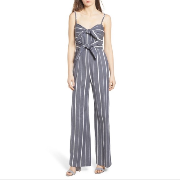 Socialite Pants - New Socialite Double Tie Front Jumpsuit xl